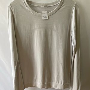 Cream long sleeve Lululemon